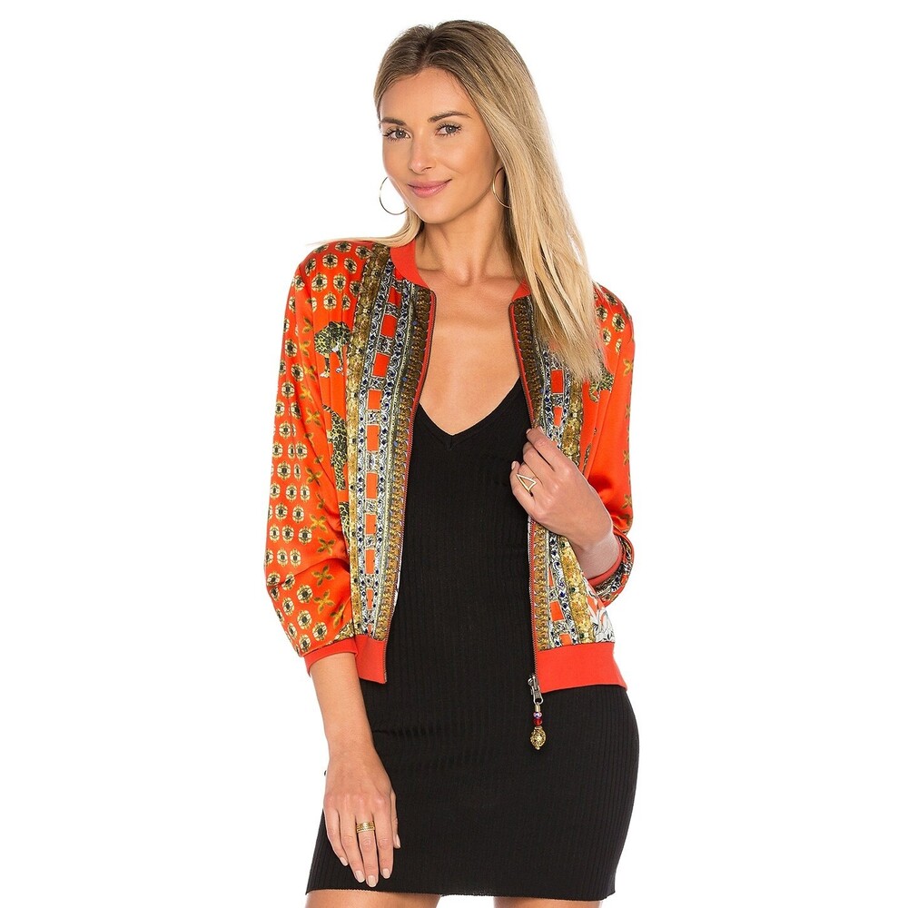 Camilla Hangzhou Hollywood China Doll Bomber Jacket Size Small - Picture 8 of 16
